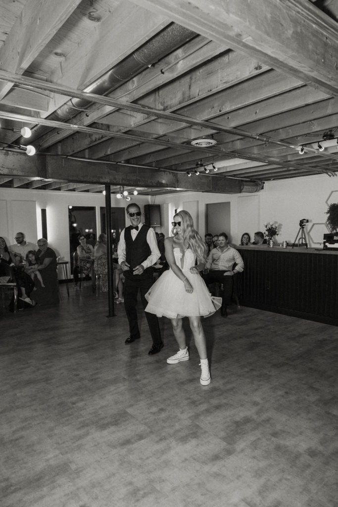 father and daughter choreographed wedding dance