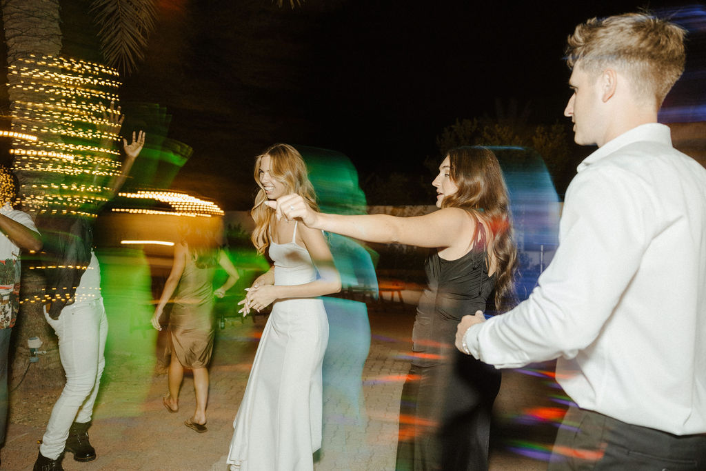  bride dancing at reception photographed by phoenix wedding photographer