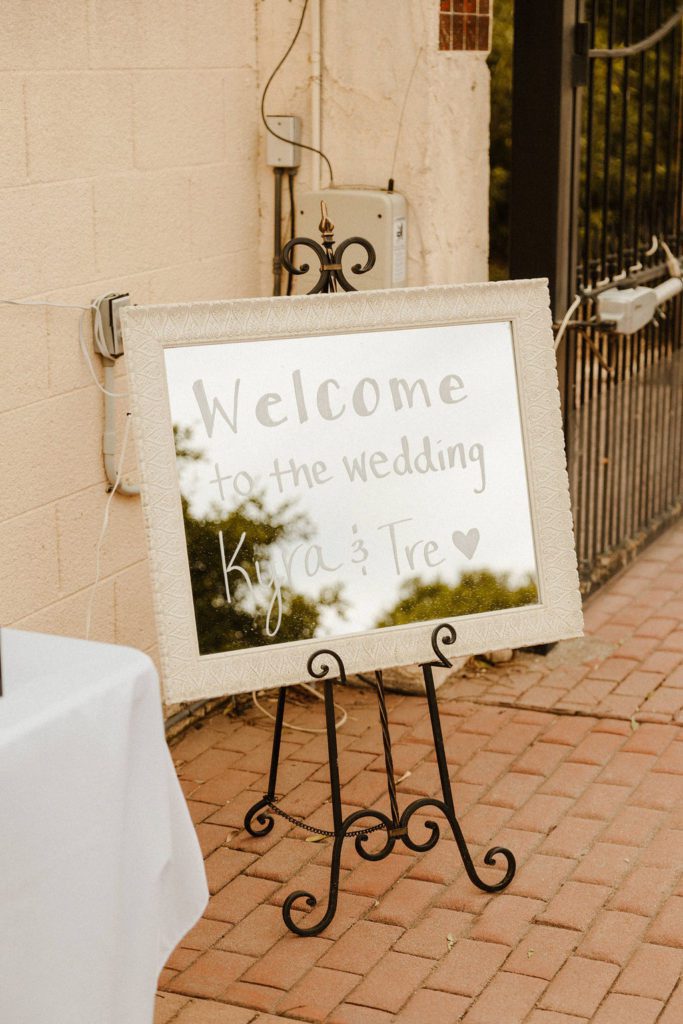 wedding reception details